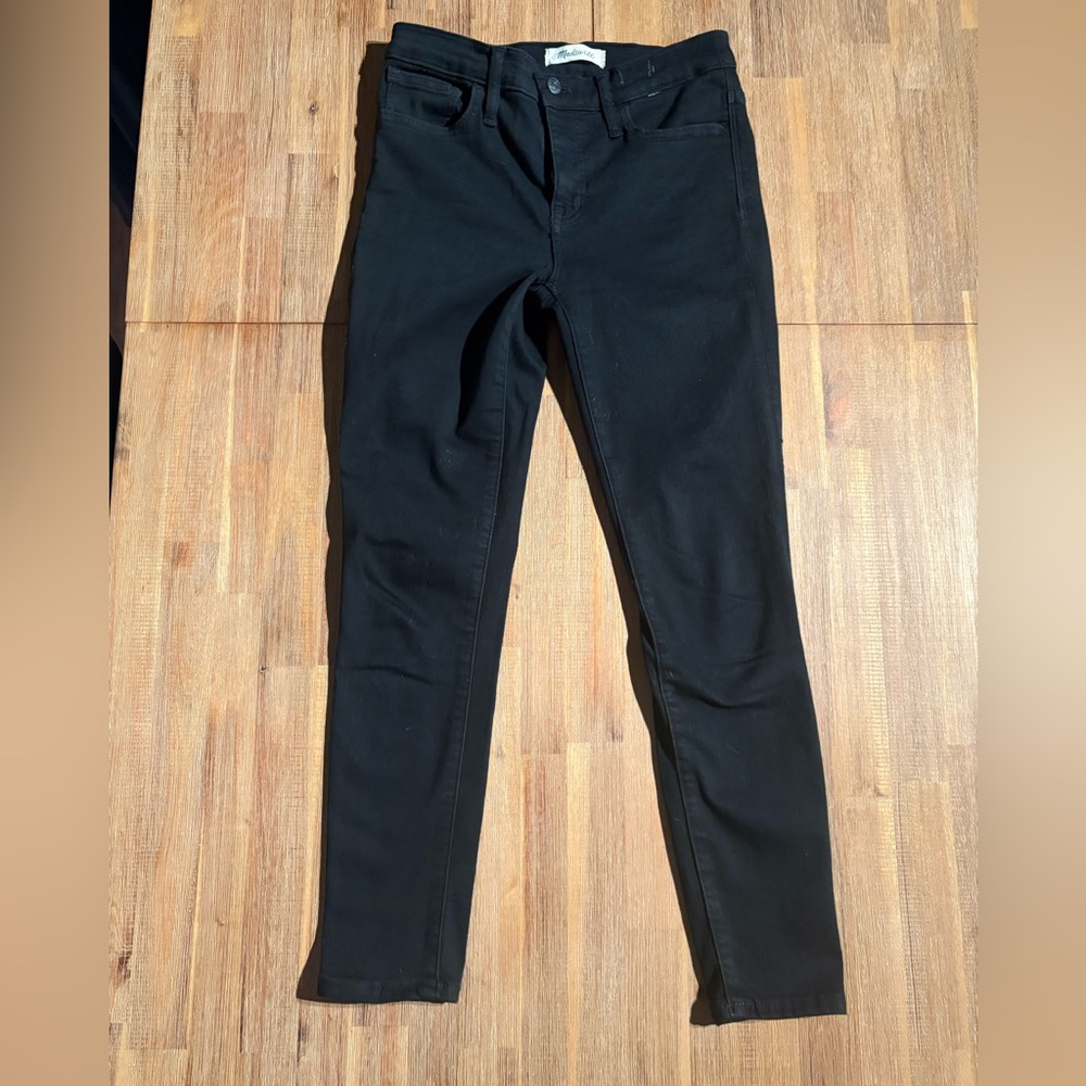 Madewell Roadtripper Skinny High rise Stretch Bennett Black P26